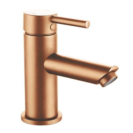 Aloni Washbasin tap - Brushed copper