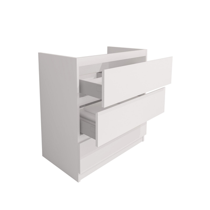 ALONI JUPITER wastafelonderkast – 80 cm – Mat wit – Softclose