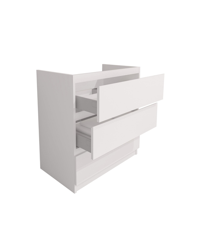 ALONI JUPITER wastafelonderkast – 80 cm – Mat wit – Softclose