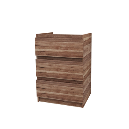 ALONI JUPITER wastafelonderkast – 60 cm – Walnoot – Softclose