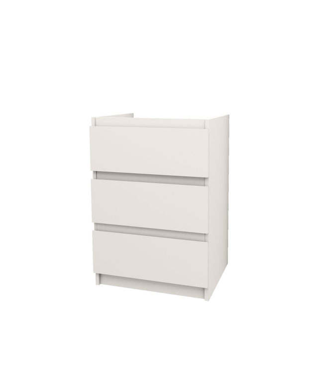 ALONI JUPITER wastafelonderkast – 60 cm – Mat wit – Softclose