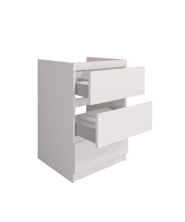 ALONI JUPITER wastafelonderkast – 60 cm – Mat wit – Softclose