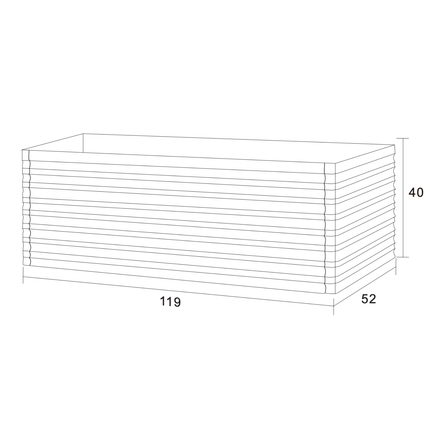 KAMELLIA wastafelonderkast – 119x40x52 cm – Licht walnoten – Greeploos & softclose