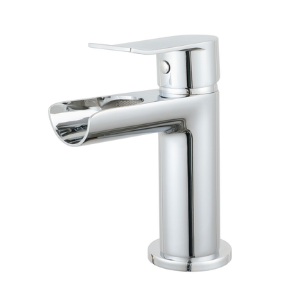Aloni Waterfall Washbasin tap - Chrome