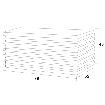 KAMELLIA wastafelonderkast – 79x40x52 cm – Licht walnoten – Greeploos & softclose
