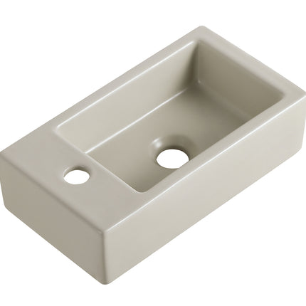 Wiesbaden Rhea M fontein links 40 x 22 cm keramiek beige | Schwertz & Co