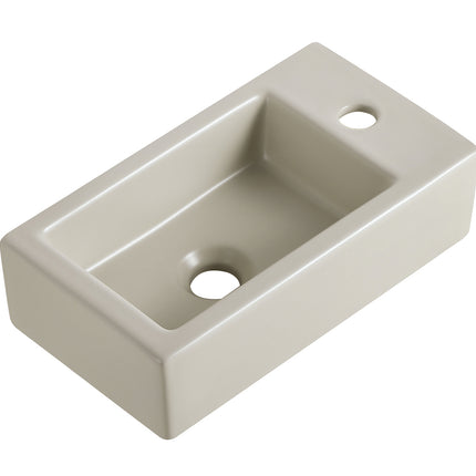 Wiesbaden Rhea M fontein rechts 40 x 22 cm keramiek beige | Schwertz & Co