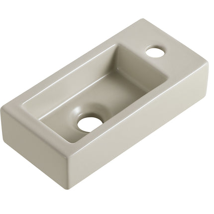 Wiesbaden Rhea S mini fontein rechts 36,5 cm keramiek beige | Schwertz & Co