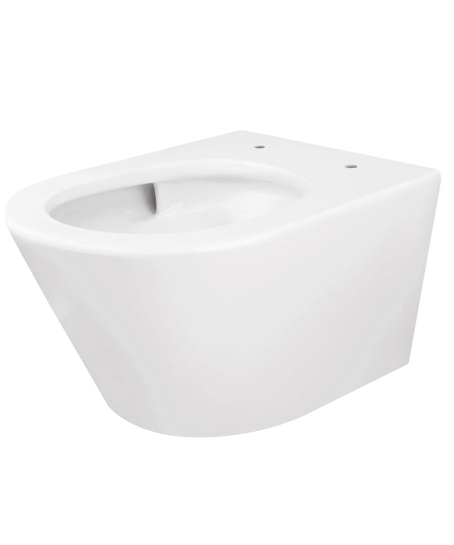 Wiesbaden Vesta Tornado Flush wandcloset rimless glans wit | Schwertz & Co