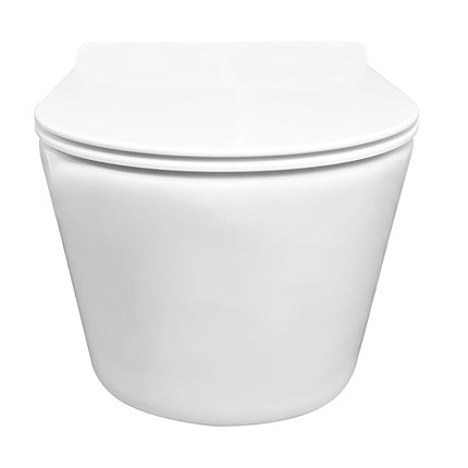 Xellanz Sity wandcloset rimless glans wit - detailfoto | Schwertz & Co