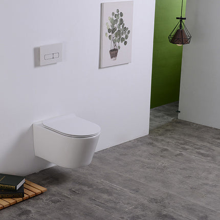 Xellanz Sity wandcloset rimless glans wit - detailfoto toiletzitting | Schwertz & Co