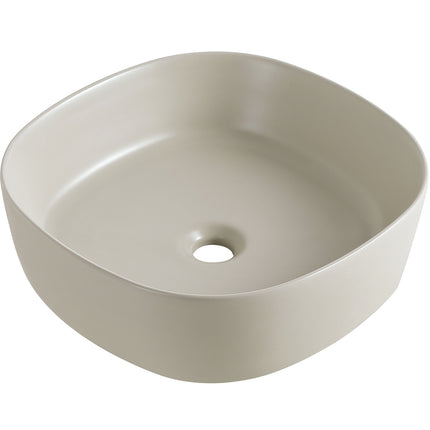Wiesbaden Sofia waskom rond keramiek beige | Schwertz & Co