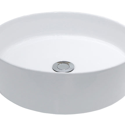Wiesbaden Link waskom rond 40 cm keramiek mat wit | Schwertz & Co