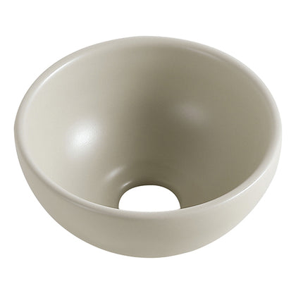 Wiesbaden Consilio waskom rond 20 x 9 cm keramiek beige | Schwertz & Co