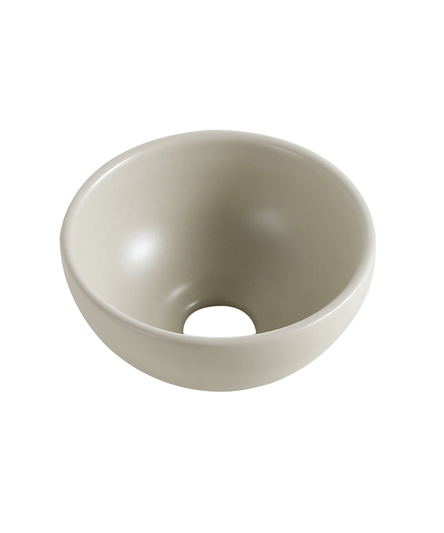 Wiesbaden Consilio waskom rond 20 x 9 cm keramiek beige | Schwertz & Co