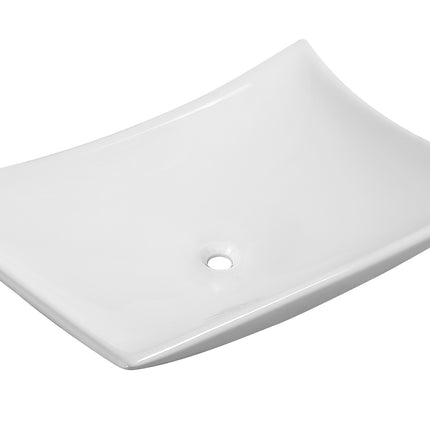 Wiesbaden Scala waskom rechthoekig 56 x 37 cm keramiek glans wit | Schwertz & Co