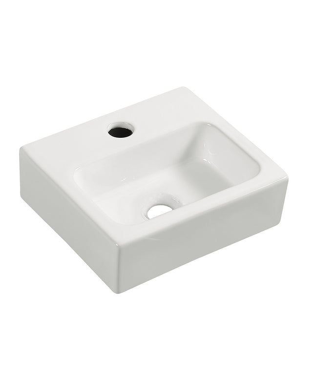 Wiesbaden Leto mini fontein keramiek glans wit | Schwertz & Co