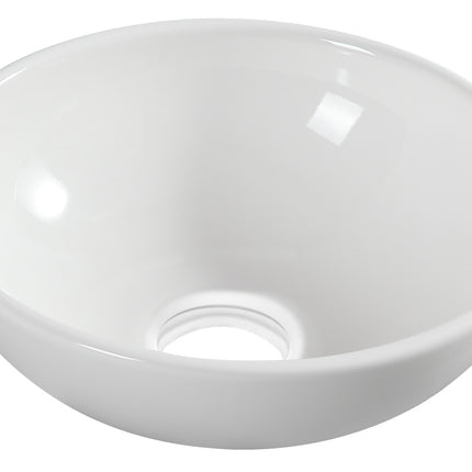 Wiesbaden Kimo waskom rond 27,5 cm keramiek glans wit | Schwertz & Co