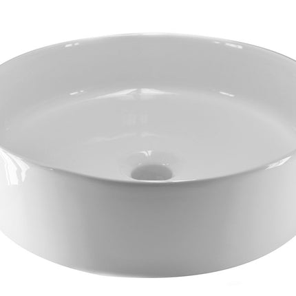 Wiesbaden Link waskom rond 40 cm keramiek glans wit | Schwertz & Co