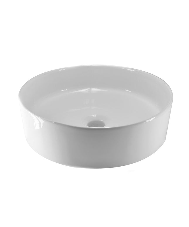 Wiesbaden Link waskom rond 40 cm keramiek glans wit | Schwertz & Co