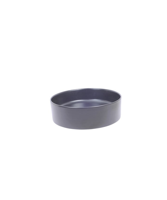 Wiesbaden Link waskom rond 40 cm keramiek mat zwart - detailfoto | Schwertz & Co
