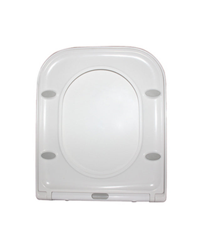 Wiesbaden Sky toiletzitting softclose glans wit - detailfoto scharnier | Schwertz & Co