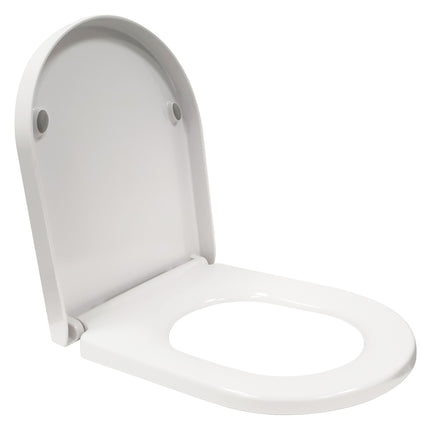 Xellanz Arco toiletzitting glans wit - detailfoto | Schwertz & Co