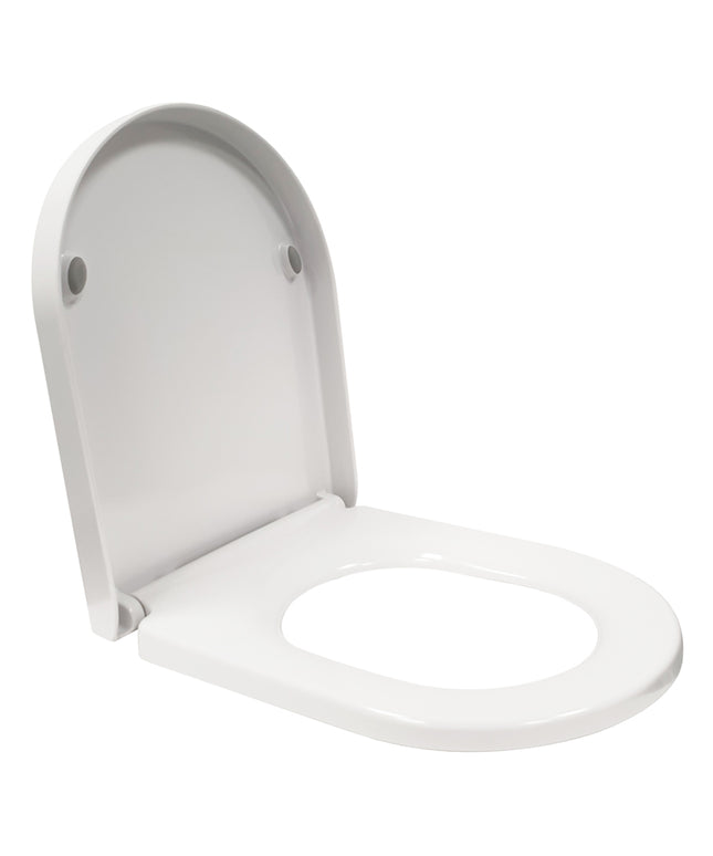 Xellanz Arco toiletzitting glans wit - detailfoto | Schwertz & Co