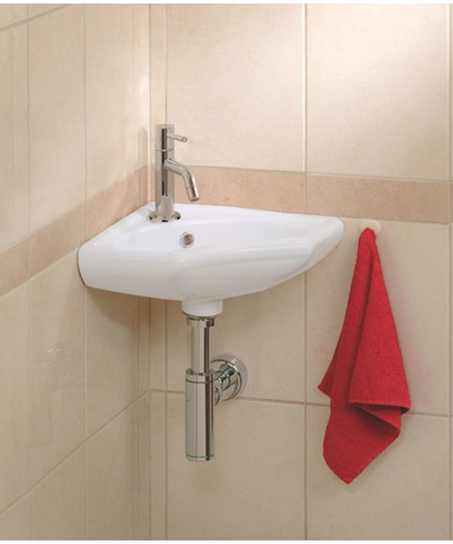 Xellanz Trevi one-pack hoekfontein compleet wit | Schwertz & Co