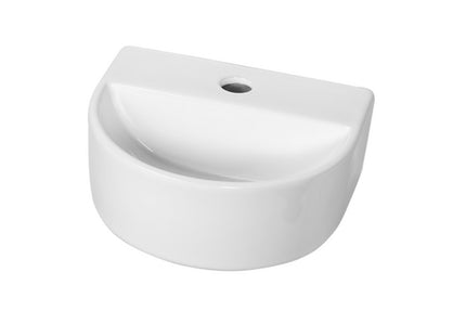 Wiesbaden Lara fontein 30 x 25 x 12 cm keramiek glans wit - detailfoto | Schwertz & Co