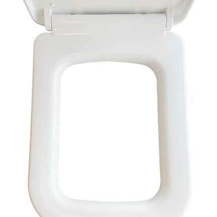 Wiesbaden Carré toiletzitting softclose glans wit - detailfoto | Schwertz & Co