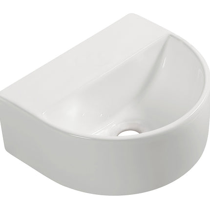 Wiesbaden Lara fontein zonder kraangat 30 x 25 x 12 cm glans wit | Schwertz & Co