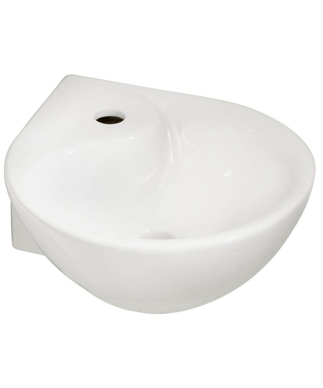 Wiesbaden Porta hoekfontein glans wit | Schwertz & Co