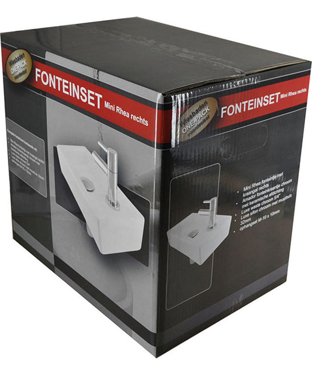 Wiesbaden Rhea S mini fonteinset rechts glans wit - detailfoto | Schwertz & Co