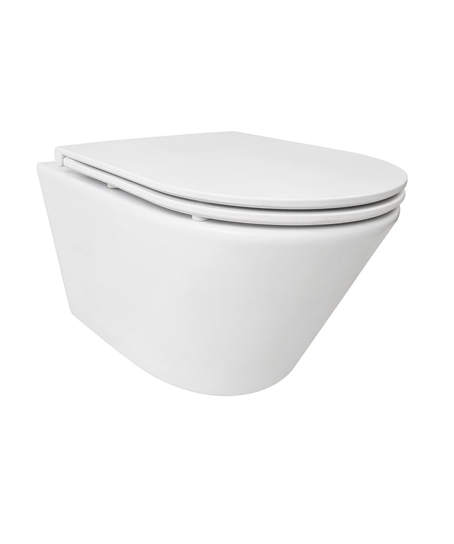 Wiesbaden Vesta Tornado wandcloset rimless mat wit | Schwertz & Co