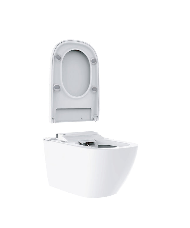 Xellanz Vesta Eco rimless douche-wc glans wit - detailfoto 1 | Schwertz & Co