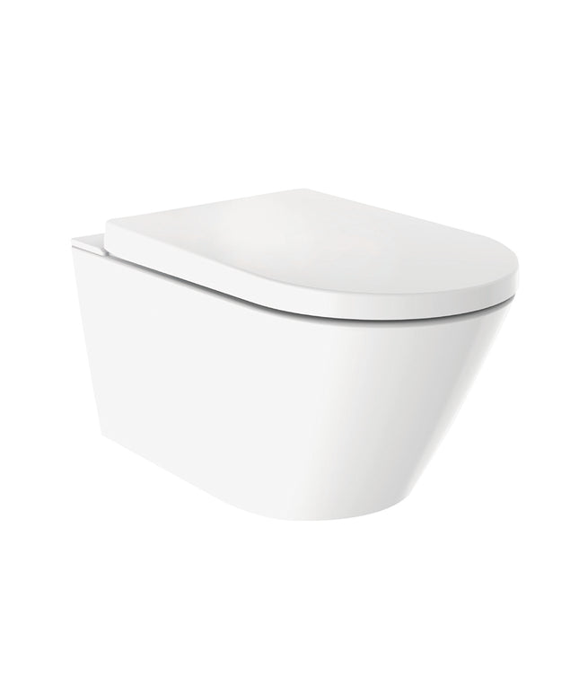 Wiesbaden Vesta Comfort Rimless douche-wc glans wit | Schwertz & Co