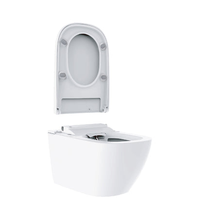 Wiesbaden Vesta Comfort Rimless douche-wc glans wit - detailfoto | Schwertz & Co
