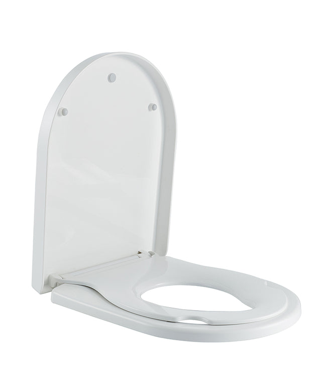 Xellanz Vesta Family toiletzitting met kinderzitting glans wit | Schwertz & Co