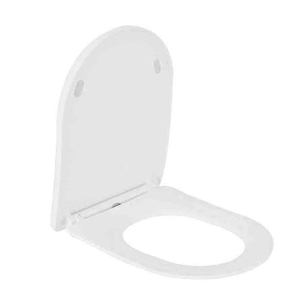 Wiesbaden Shade slim toiletzitting softclose mat wit - scharnierdetail | Schwertz & Co
