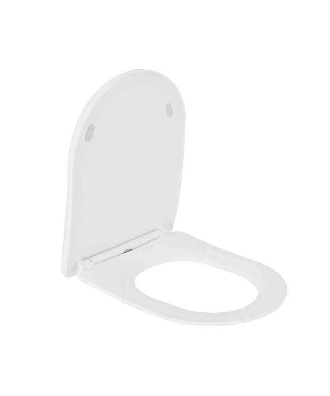 Wiesbaden Shade slim toiletzitting softclose mat wit - scharnierdetail | Schwertz & Co