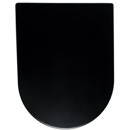 Wiesbaden Vesta toiletzitting softclose 52 cm mat zwart - sfeerfoto | Schwertz & Co