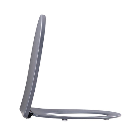Wiesbaden Shade Slim toiletzitting softclose mat grijs - detailfoto scharnieren | Schwertz & Co