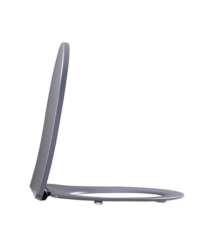Wiesbaden Shade Slim toiletzitting softclose mat grijs - detailfoto scharnieren | Schwertz & Co