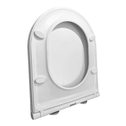 Wiesbaden Flatline toiletzitting softclose mat wit - detailfoto | Schwertz & Co