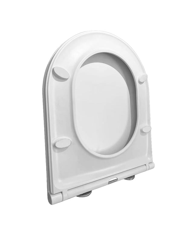 Wiesbaden Flatline toiletzitting softclose mat wit - detailfoto | Schwertz & Co