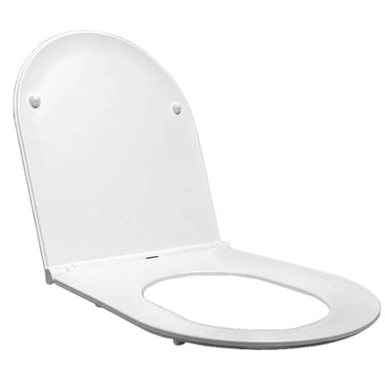 Wiesbaden Flatline toiletzitting softclose mat wit - sfeerfoto | Schwertz & Co