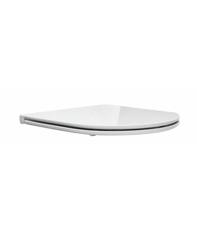 Wiesbaden Flatline toiletzitting softclose glans wit - detailfoto | Schwertz & Co
