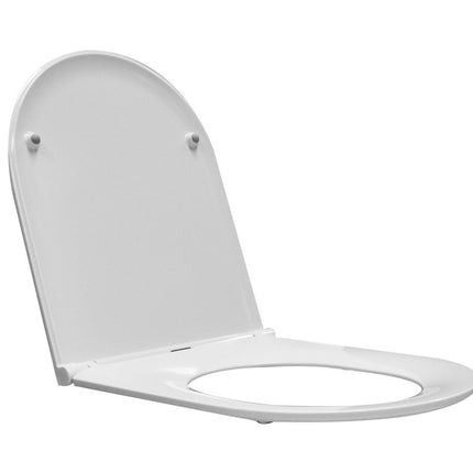 Wiesbaden Flatline toiletzitting softclose glans wit - sfeerfoto | Schwertz & Co