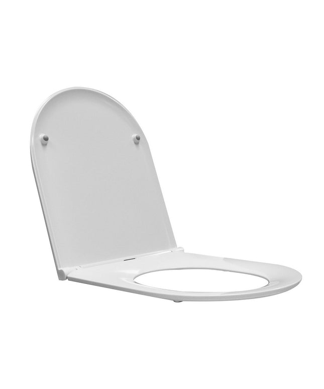 Wiesbaden Flatline toiletzitting softclose glans wit - sfeerfoto | Schwertz & Co